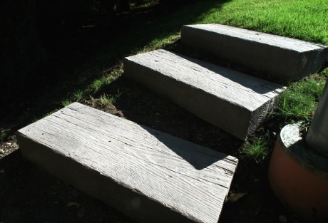Betonové zahradní schody